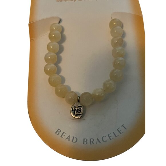 Something Forever Onyx & Honey Jade Crystal Bracelet Set Strength & Happiness NE - Picture 9 of 11